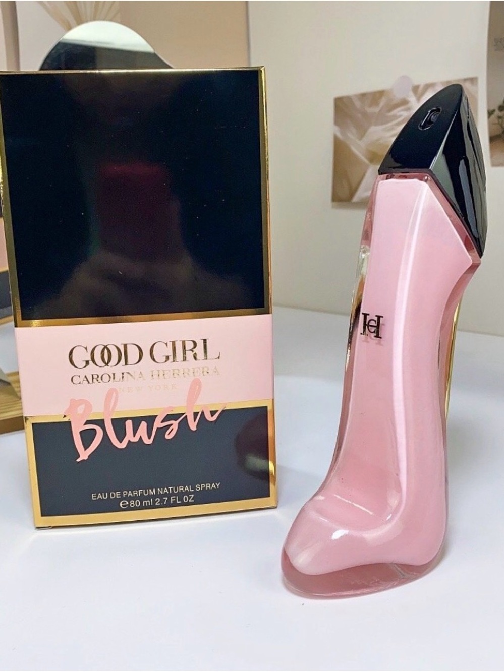 Carolina Herrera Good Girl Blush Black and Pink Box